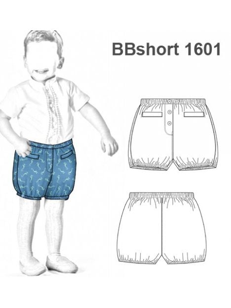 SHORT BOMBACHO BEBE 1601