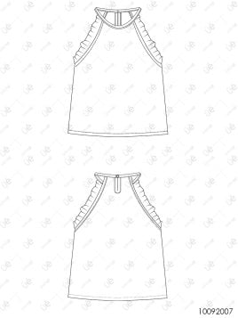 MOLDE POLERA TOP MUJER 2007