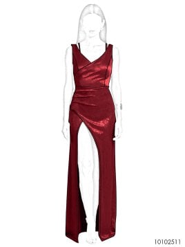 MOLDE VESTIDO LARGO MUJER 2511