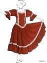 MOLDE VESTIDO VALS PERU RT 2517