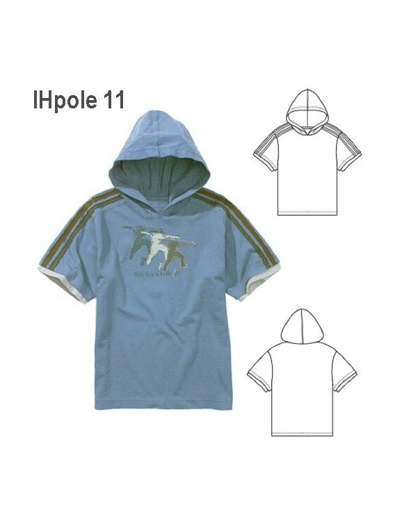 MOLDE: POLERA CON GORRO 0911