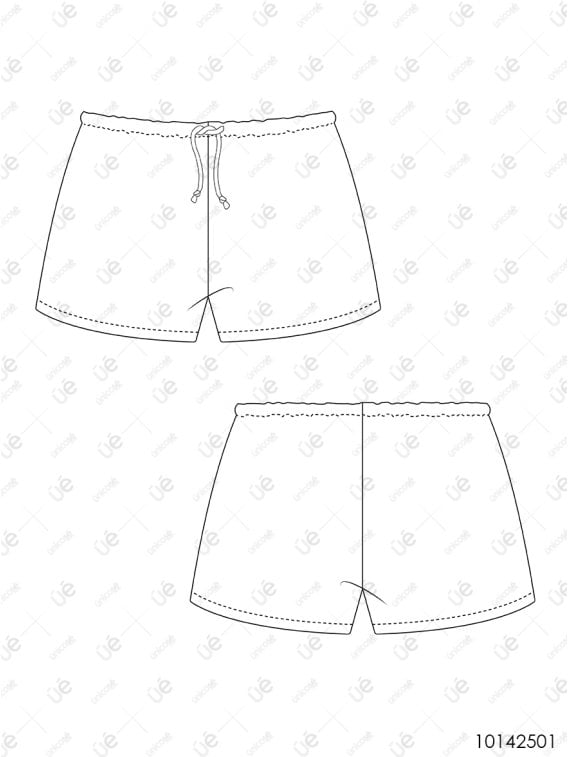 MOLDE SHORT BASICO MUJER 2501