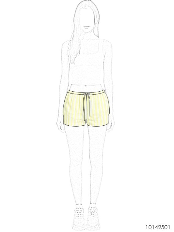 MOLDE SHORT BASICO MUJER 2501