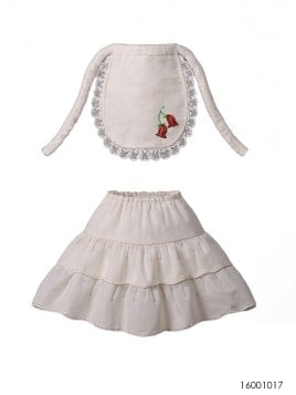 FALDON Y DELANTAL HUASA RT 1017