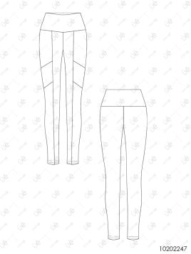 MOLDE DEPORTE CALZA MUJER 2247