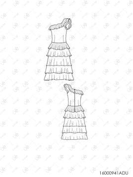 VESTIDO ESPAÑOLA ADULTO RT 0941