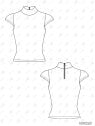 MOLDE POLERA CUELLO ALTO MUJER 2501