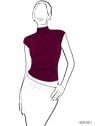 MOLDE POLERA CUELLO ALTO MUJER 2501