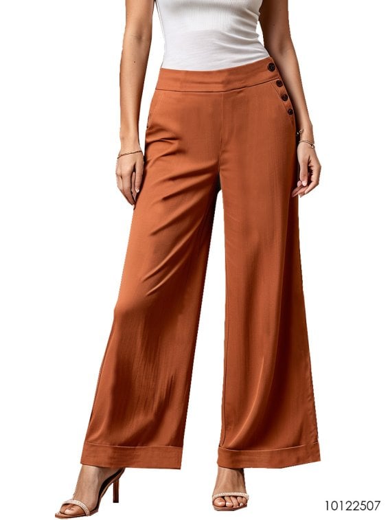 MOLDE PANTALON ANCHO MUJER 2507