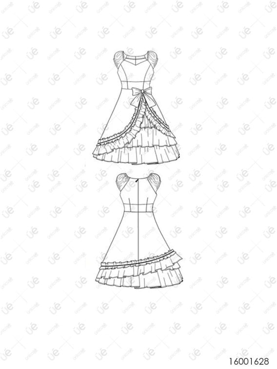 VESTIDO DE HUASA CHINA 1628