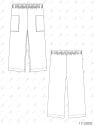 MOLDE PANTALON BASICO NIÑA 2002