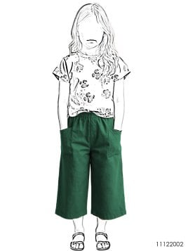 MOLDE PANTALON BASICO NIÑA 2002