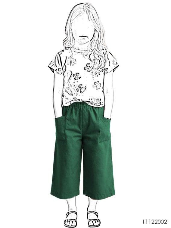 MOLDE PANTALON BASICO NIÑA 2002