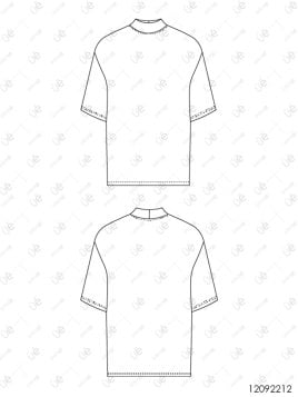 MOLDE POLERA OVERSIZE HOMBRE 2212