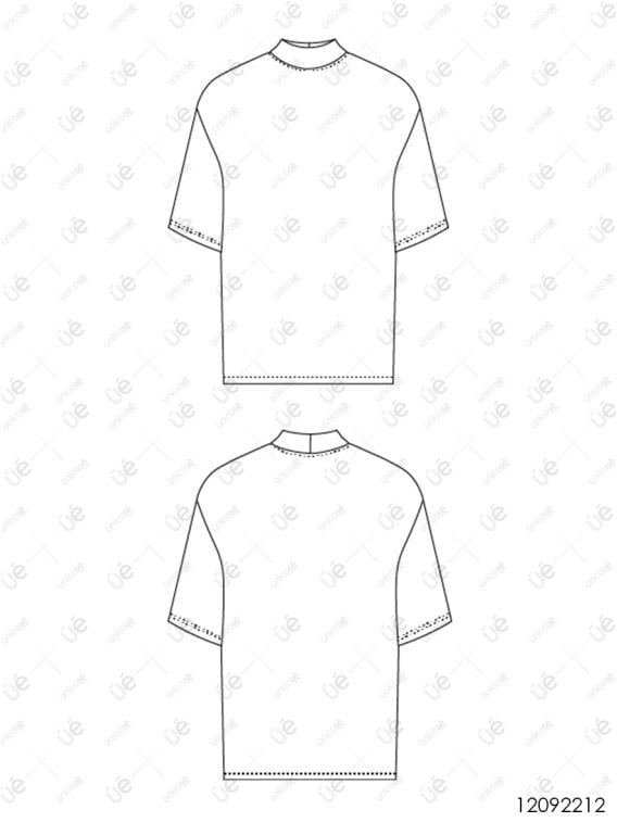 MOLDE POLERA OVERSIZE HOMBRE 2212