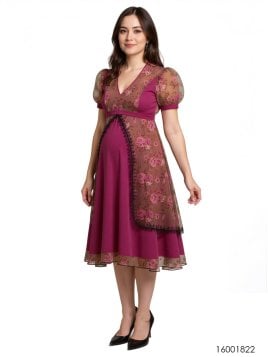 VESTIDO HUASA PRENATAL RT 1822