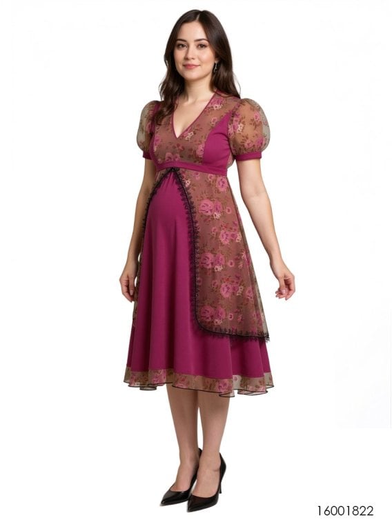 VESTIDO HUASA PRENATAL RT 1822