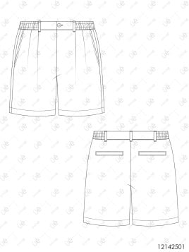 MOLDE SHORT CLASICO HOMBRE 2501