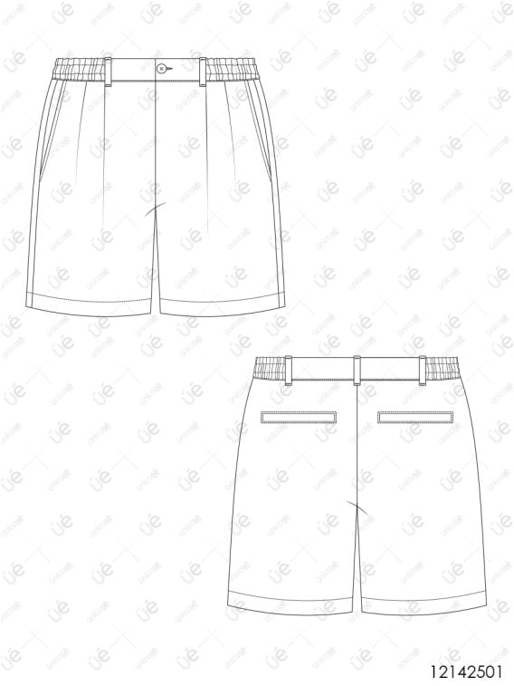 MOLDE SHORT CLASICO HOMBRE 2501