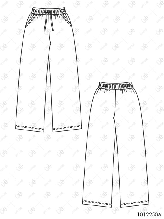 MOLDE PANTALON OVERSIZE MUJER 2506