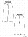 MOLDE PANTALON OVERSIZE MUJER 2506