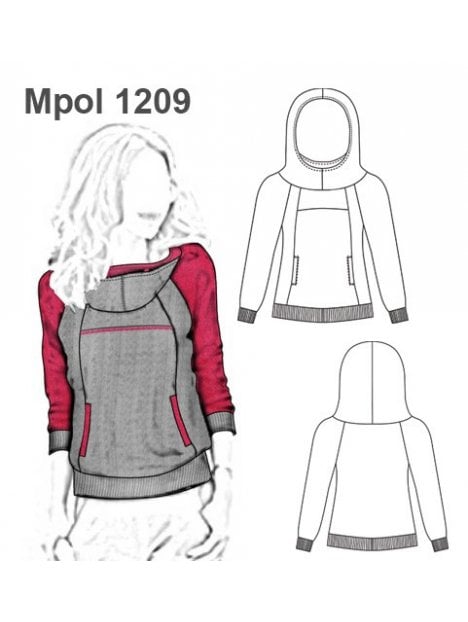POLERON RAGLAN MUJER 1209
