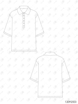 MOLDE POLERA BASICA HOMBRE 2503