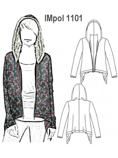 POLERON TAPADO NIÑA 1101