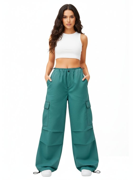 MOLDE PANTALON CARGO MUJER 2313