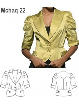 CHAQUETA MODA MUJER, FORRO INTERIOR