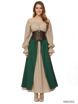 MOLDE DISFRAZ VESTIDO MEDIEVAL 2303