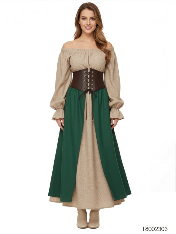 MOLDE DISFRAZ VESTIDO MEDIEVAL 2303