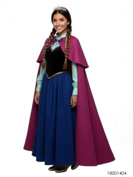 MOLDE DISFRAZ PRINCESA DE CUENTO 1404