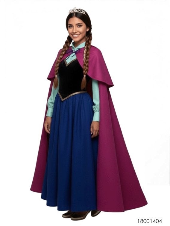 MOLDE DISFRAZ PRINCESA DE CUENTO 1404