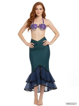 MOLDES DISFRAZ DE SIRENA 2221