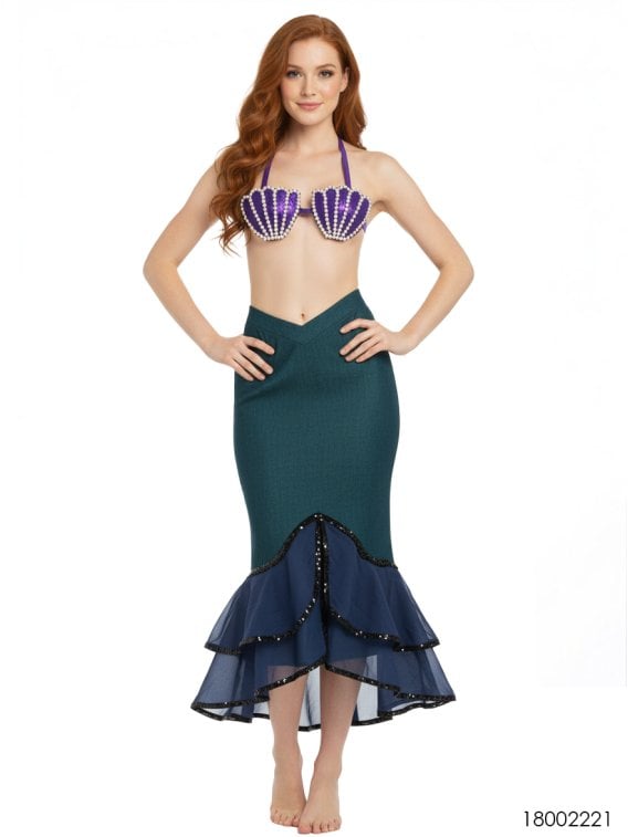 MOLDES DISFRAZ DE SIRENA 2221