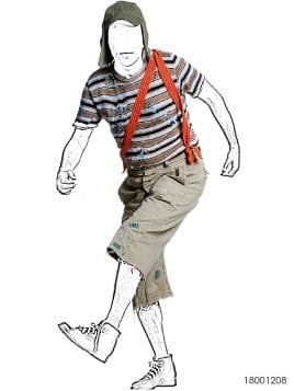 MOLDE DISFRAZ PERSONAJE TV 1208