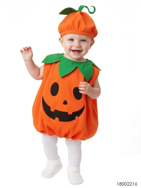MOLDE DISFRAZ DE CALABAZA BEBE 2216