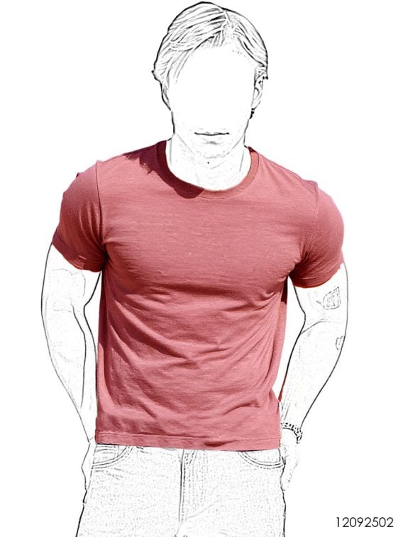 MOLDE POLERA BASICA HOMBRE 2502