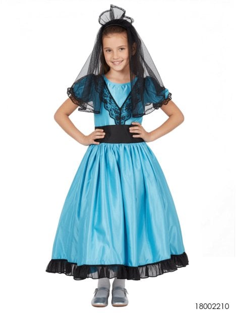 MOLDE DISFRAZ DAMA ANTIGUA 2210