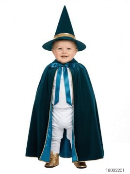 DISFRAZ CAPA MAGO BEBE 2201