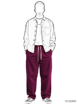 MOLDE PANTALON BASICO HOMBRE 2505