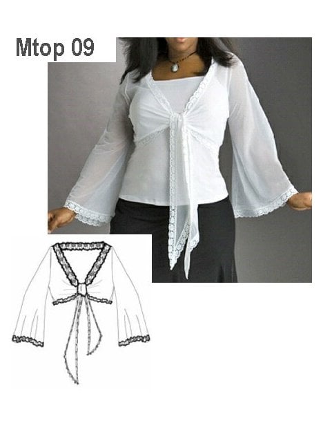 MANGAS CON LAZO MUJER