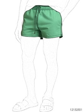 MOLDE TRAJE DE BAÑO SHORT HOMBRE 2501