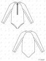 MOLDE TRAJE DE BAÑO 1 PIEZA NIÑA 2501