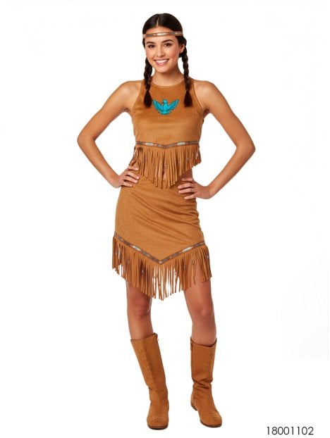 DISFRAZ DE INDIECITA 1102