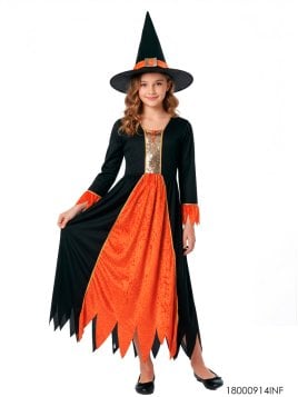 DISFRAZ DE BRUJA INFANTIL 0914