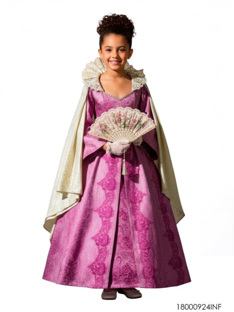 DISFRAZ DAMA ANTIGUA INFANTIL D 0924