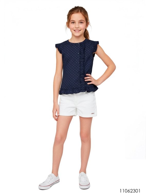 MOLDE BLUSA VOLADOS NIÑA 2301