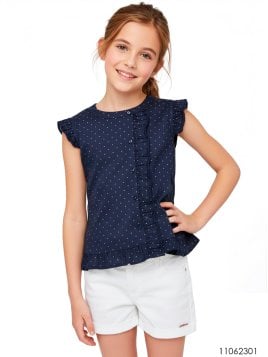 MOLDE BLUSA VOLADOS NIÑA 2301